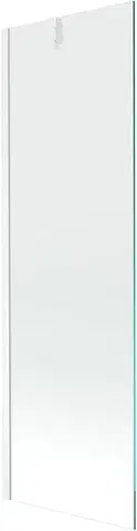 Sprchové dvere MEXEN/S - Next vaňová zástena FIX 60x150, transparent, biela 895-060-000-00-00-20