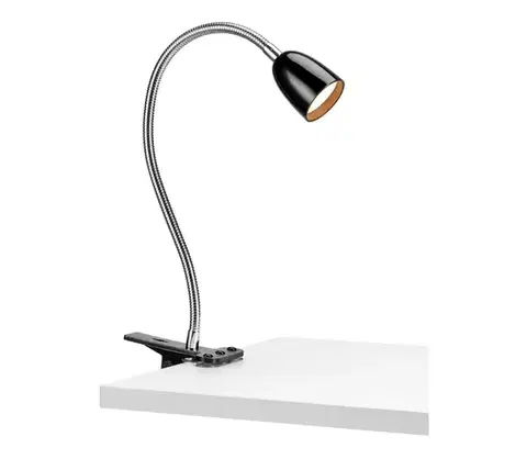 Lampy Markslöjd 106092 - LED Stolná lampa s klipom TULIP LED/3W/230V čierna 106092