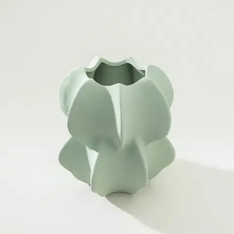 Vázy, misy Váza Petal Green 15x17 cm