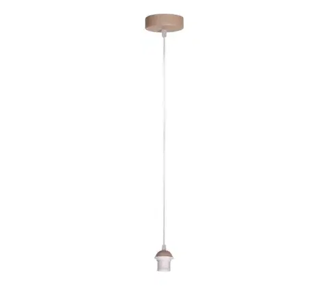 Predlžovacie káble BRILAGI - Napájací kábel PARTY 1xE27/60W/230V pr. 10 cm béžový 8590828061342