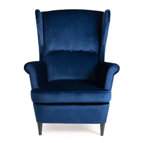 Moderné kreslá Kreslo Royal Bluvel 86/venge