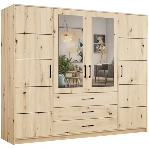 Šatníkové skrine Skriňa Belluno 240 artisan
