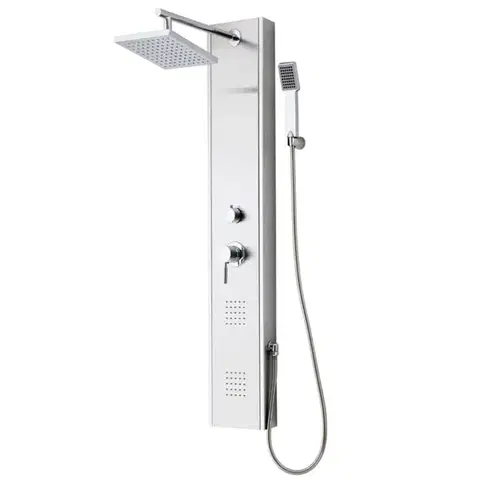 Sprchy a sprchové panely Eisl - Sprchový panel s pákovou batériou TAHITI nerezová oceľ 60035
