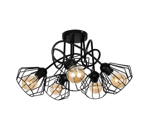Svietidlá HEXE Prisadený luster CEED 5xE27/60W/230V 0093