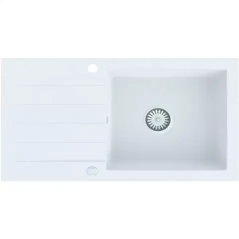 Granitové drezy Granitový drez 1K 780x440 biela