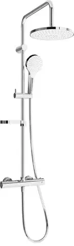 Sprchy a sprchové panely MEXEN/S - KX05 Sprchový stĺp s termostatickou batériou, chróm / biela 771500591-00
