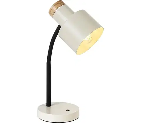Lampy Rabalux 74097 - Stolná lampa PASTRO 1xE27/20W/230V krémová 74097