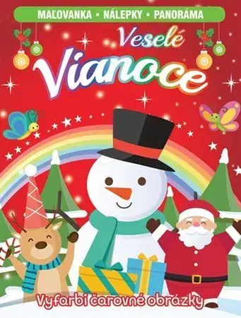 Nalepovačky, vystrihovačky, skladačky Veselé Vianoce