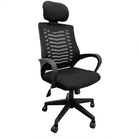 Otočné kreslá Kancelárske kreslo Hesper C509 black