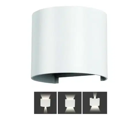 Svietidlá  LED Vonkajšie nástenné svietidlo LED/6W/230V 4000K IP65 biela 217091
