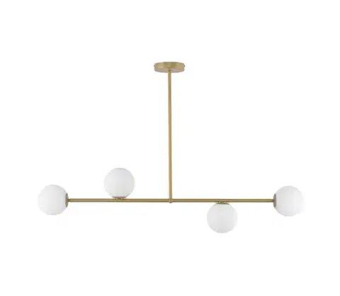 Svietidlá  Luster na tyči GAMA 4xG9/12W/230V zlatá 33333
