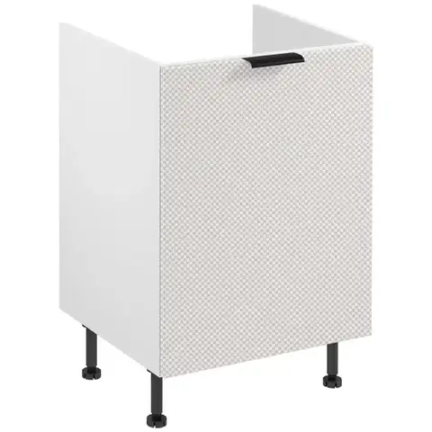 Kuchynské skrinky Korpus Luxeo K04-D60ZS-AX biely