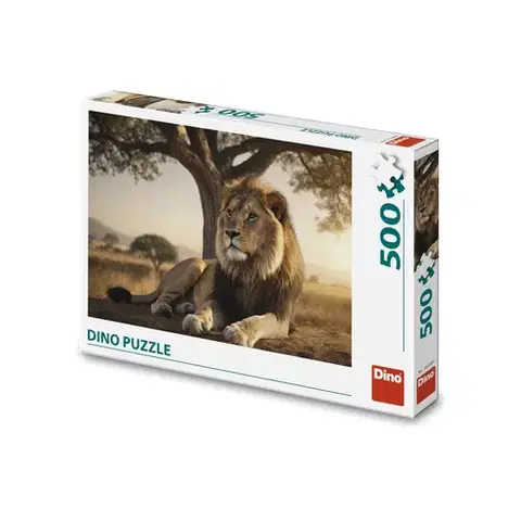 500 dielikov Dino Toys Puzzle Odpočívajúci lev 500 Dino