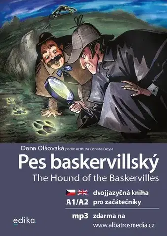 Zjednodušené čítanie Pes baskervillský A1/A2, 2. vydání - Dana Olšovská,Aleš Čuma