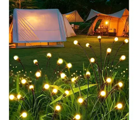LED osvetlenie  LED Solárne dekoračné svietidlo 10xLED/1,2V 3000K 73 cm 600 mAh IP44 SOLAR 10 CLUSTER