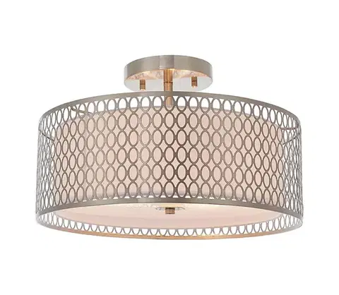 Svietidlá Endon 81966 - Prisadený luster CORDERO 3xE27/10W/230V matný chróm 81966