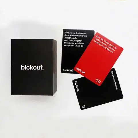 Hry pre dospelých (18+) DELAB Kartová hra BLCKOUT 18+