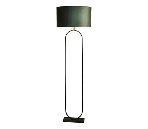 Lampy Searchlight EU95101GR - Stojacia lampa MODISH 1xE27/60W/230V zelená EU95101GR