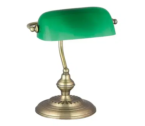 Lampy Rabalux 4038 - Stolná lampa BANK 1xE27/60W/230V 4038
