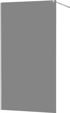 Sprchové dvere MEXEN/S - KIOTO Sprchová zástena WALK-IN 80x200 cm 8 mm, chróm, dymové sklo 800-080-101-01-40
