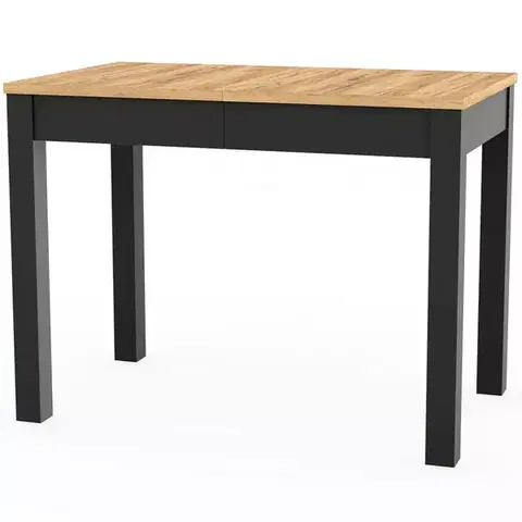 Jedálenské stoly Skladací stôl Orion 03 100/160x60cm dub craft/čierna