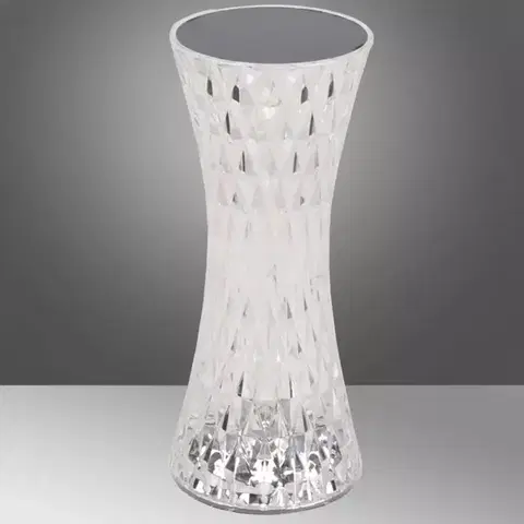 Lampy do obývačky Stolná lampa CRISTAL VASO LB1