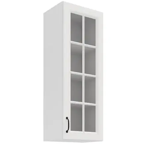 Kuchynské skrinky visiace Kuchynská skrinka Stilo biela mat/biela 40GS-108 1F