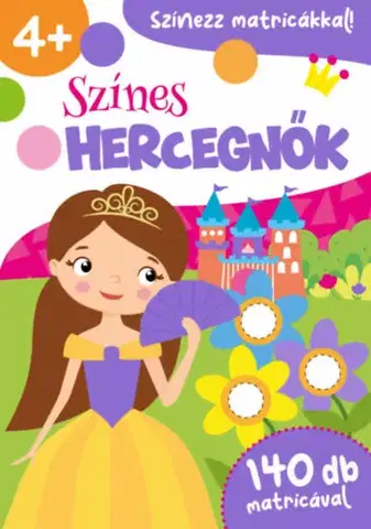 Nalepovačky, vystrihovačky, skladačky Színes hercegnők - neuvedený,Mária Nagy