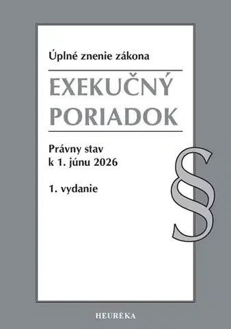 Trestné právo Exekučný poriadok, 1. vydanie 6/2026