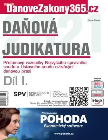 Dane, účtovníctvo Daňová judikatura (I.) - Kolektív autorov