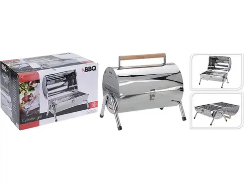 Grily MAKRO - Gril valcový 41x36cm BBQ stolny
