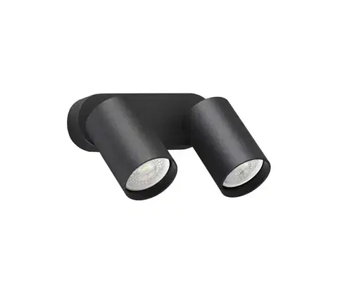 Svietidlá Ideal Lux - LED nástenné bodové svietidlo DYNAMITE 2xGU10/7W/230V CRI 90 čierne 367385