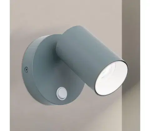 Svietidlá Orion - Nástenné bodové svietidlo PENN 1xGU10/13W/230V sivá Str 10-496/1 lichtgrün