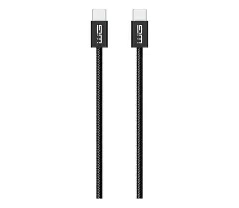 Predlžovacie káble Winner Group - USB kábel USB-C / USB-C 60W 3m čierna WINKABCC60W3M