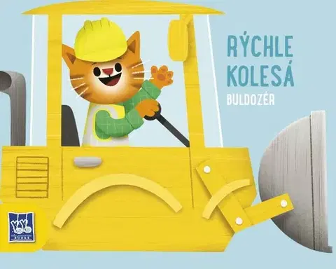 Leporelá, krabičky, puzzle knihy Rýchle kolesá: Buldozér