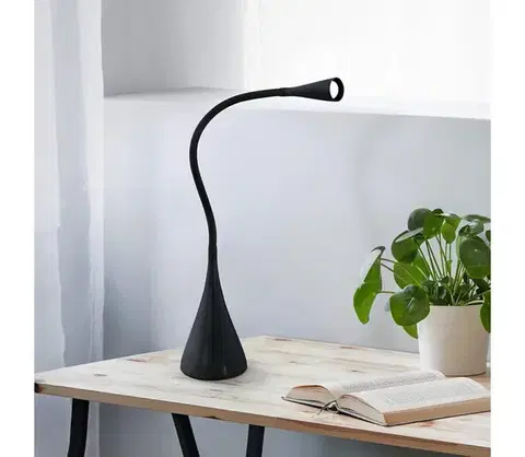 Lampy Eglo 64975 - LED Stmievateľná stolná lampa SNAPORA PRO LED/3,5W/230V 3000K čierna 64975