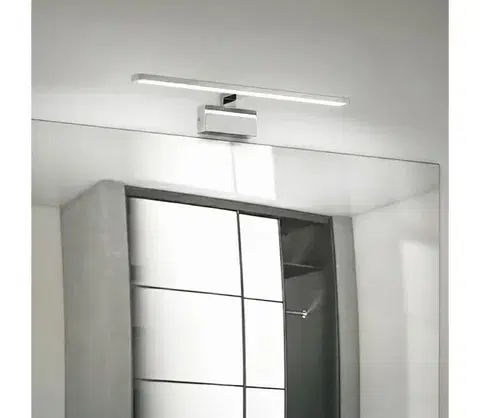 Svietidlá Ideal Lux - LED Obrazové svietidlo ALMA LED/12,5W/230V 51 cm CRI 90 lesklý chróm 224930