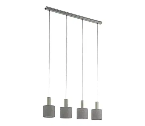 Svietidlá Eglo 97674 - Luster na lanku CONCESSA 2 4xE27/60W/230V 97674