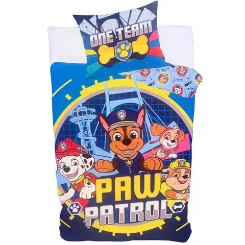 Detské obliečky Obliecky Disney Paw Patrol team 140x200cm+90x70cm Faro Tiahome