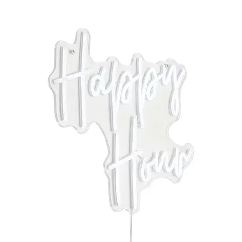 Nástenné osvetlenie Neónová nástenná lampa biela vrátane LED - Happy Hour