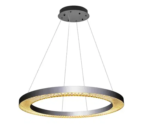 Svietidlá  LED luster na lanku JESI LED/90W/230V 3000K pr. 100 cm strieborný 701CHD1383