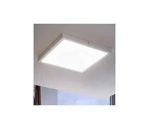 Svietidlá Eglo 97268 - LED Stropné svietidlo FUEVA 1 LED/25W/230V biele hranaté 4000K 97268