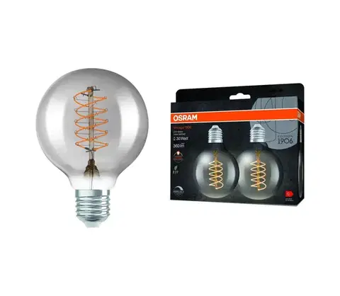 LED osvetlenie SADA 2x LED stmievateľných filamentových žiaroviek E27/7,8W/230V 1800K - Osram 4099854147890