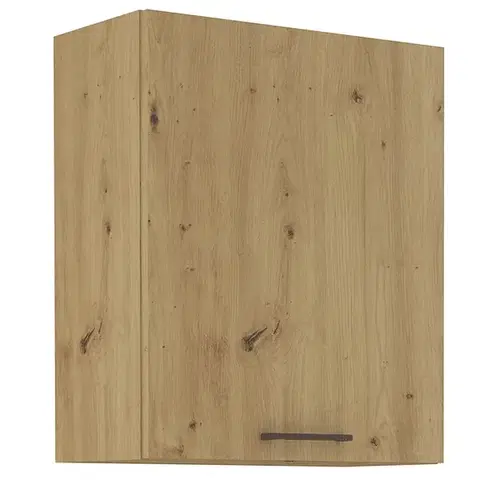 Kuchynské horné skrinky KONDELA Monro 60 G-72 1F horná kuchynská skrinka dub artisan