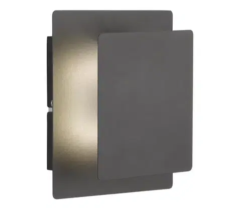 Svietidlá Wofi 4048-102Q - LED Nástenné svietidlo BAYONNE LED/6,5W/230V antracit 4048-102Q