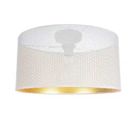 Svietidlá HEXE Stropné svietidlo ALDO 1xE27/60W/230V pr. 40 cm biela 0036