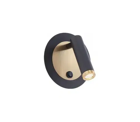 Svietidlá Redo 01-3090 - LED Nástenné bodové svietidlo CLOSER LED/6W/230V čierna 01-3090