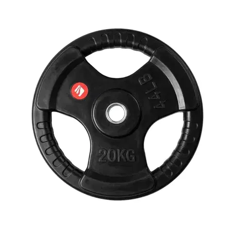 Závažia k činkám Pogumovaný kotúč inSPORTline Graton 20 kg 30 mm
