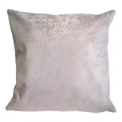 Dekoračné obliečky Obliečka Plain Velvet YX514 40x40cm krémová