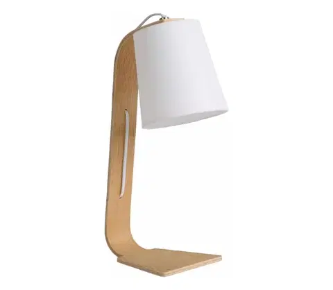 Lampy Lucide 06502/81/31 - Stolná lampa NORDIC 1xE14/40W/230V biela 06502/81/31